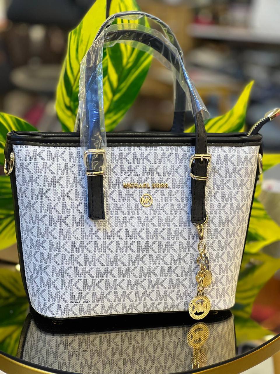 Tote Bag with Tassel (Damier Edition) - Зображення 12