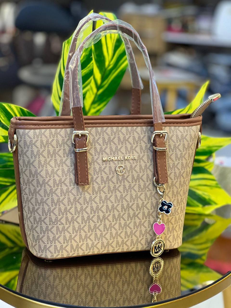 Tote Bag with Tassel (Damier Edition) - Зображення 13