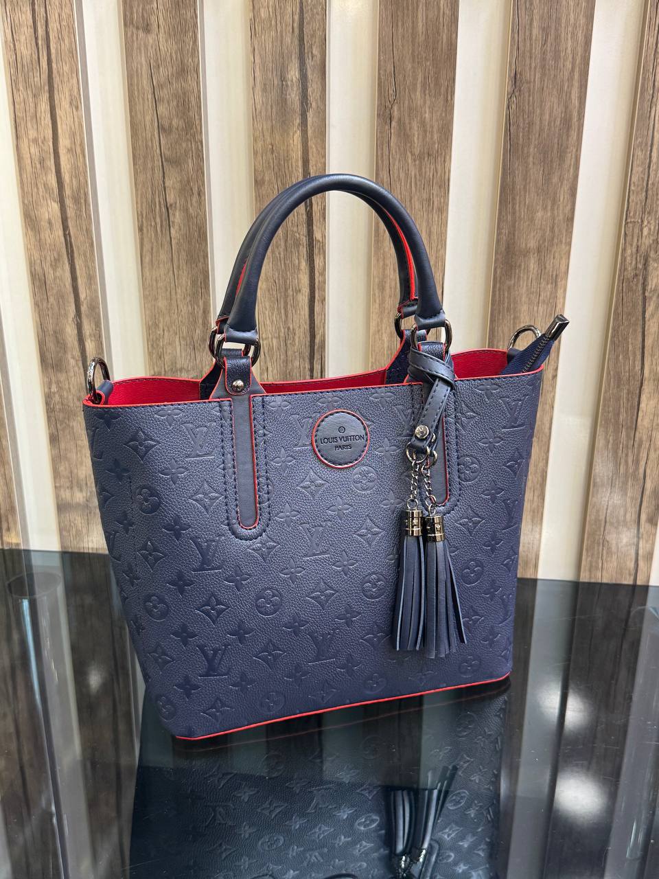 Tote Bag with Tassel (Damier Edition) - Зображення 11