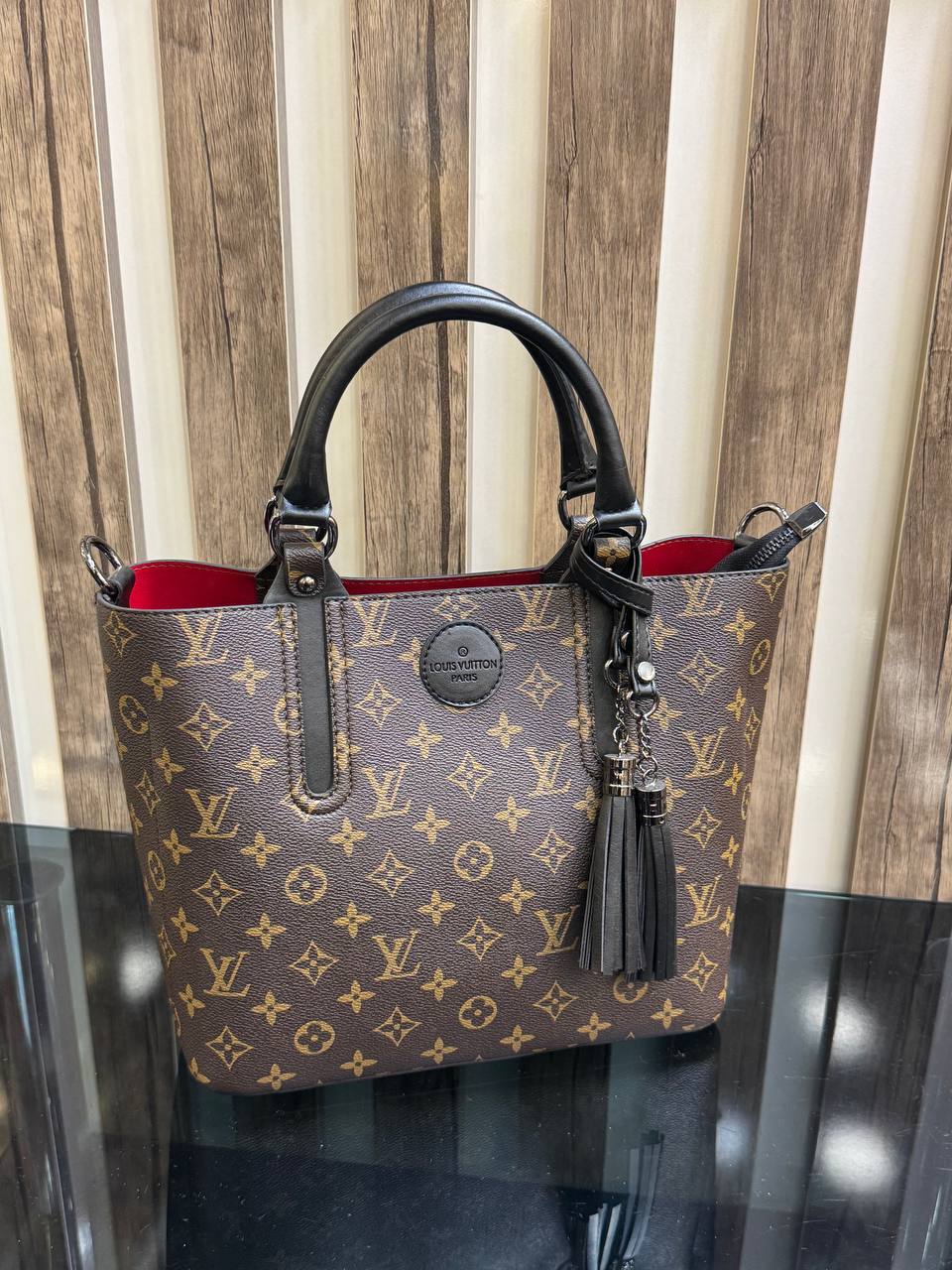 Tote Bag with Tassel (Damier Edition) - Зображення 7
